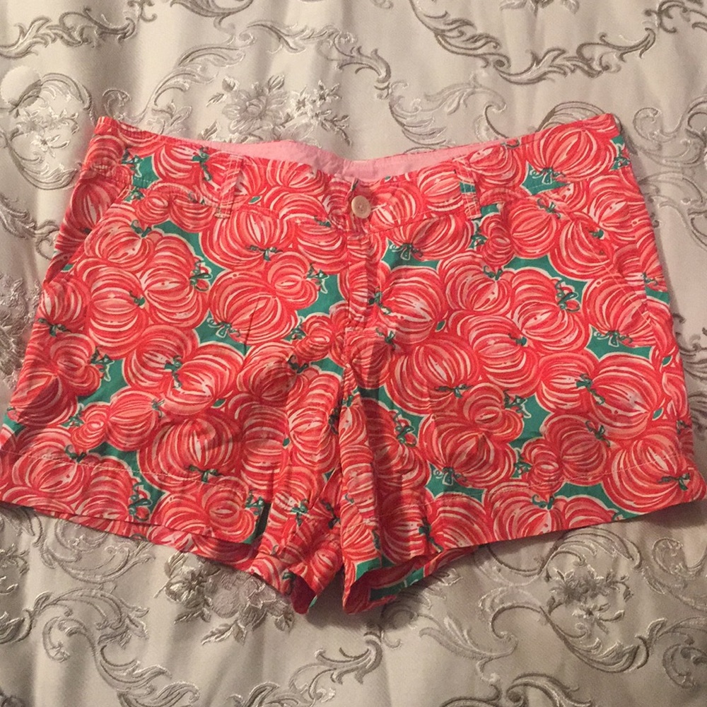 Lilly Pulitzer Punkin chunkin shorts size 12